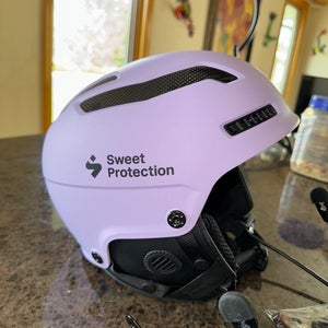 NEW Carbon Fiber SL Sweet Protection Helmet - Rare Lilac Color