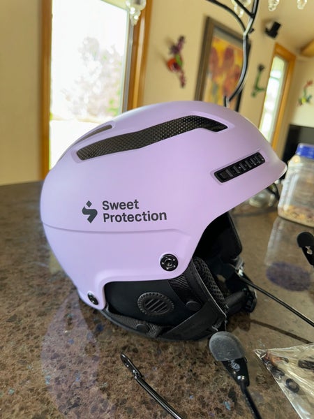 NEW Carbon Fiber SL Sweet Protection Helmet - Rare Lilac Color