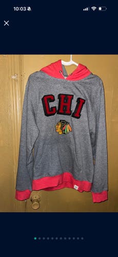 Fanatics NHL Chicago Blackhawks Hoodie Mens Size Medium Brand New No Tags CHI.