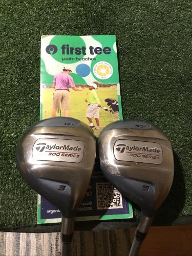 TaylorMade Ladies 300 Series Woods Set (3W & 5W) Lite L-60 Graphite Shafts