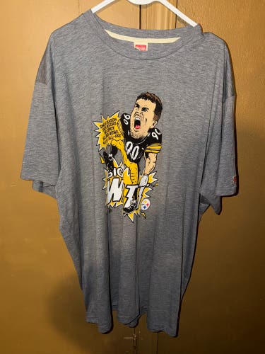 Homage NFL Pittsburgh Steelers TJ Watt #90 Graphic T Shirt Mens Size 3XL New With Tags
