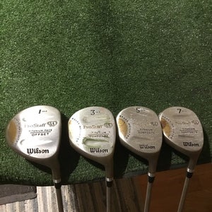 Wilson Ladies ProStaff W Titanium Woods Set (D, 3W, 5W, 7W) UST Graphite Shafts