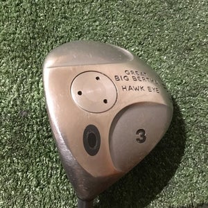 Callaway Left Handed Great Big Bertha Hawkeye 3 Wood Seniors Light UL Graphite
