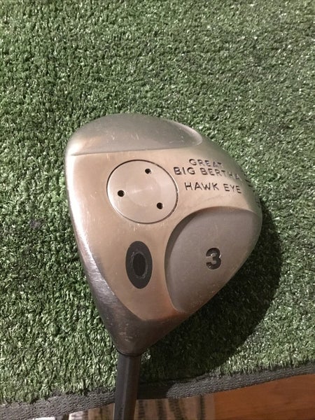 Callaway Left Handed Great Big Bertha Hawkeye 3 Wood Seniors Light UL Graphite