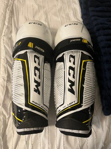 Senior CCM Super Tacks AS1 14" Shin Pads (Used)