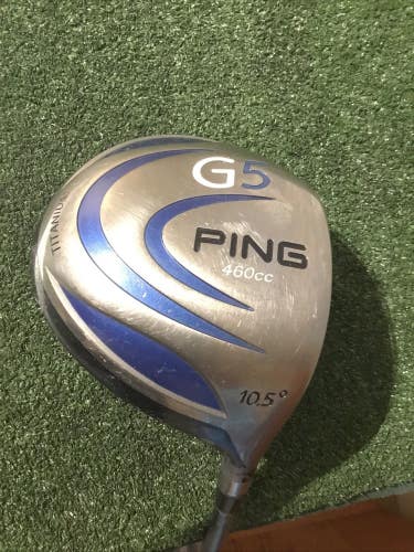 Ping G5 460cc Titanium 10.5* Driver Regular TFC 100 D Graphite Shaft (45)