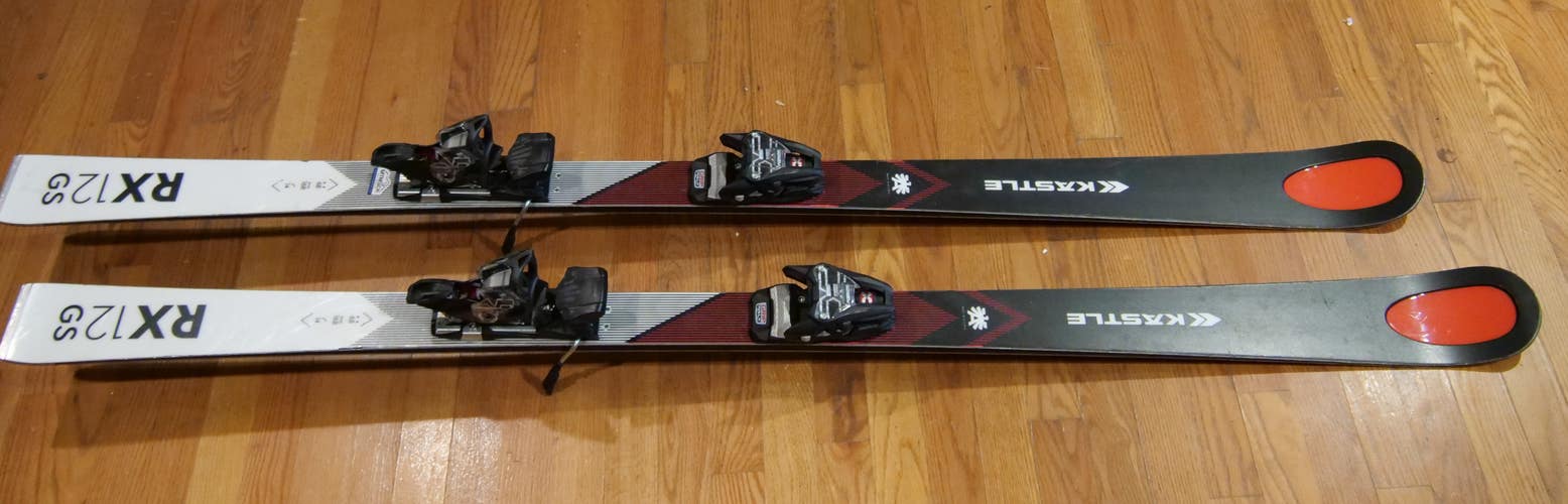 Unisex 2020 All Mountain 168 cm Kastle RX12 GS Skis With Grip Walk Bindings Max Din 12 (Used)