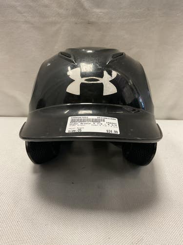 Used Under Armour 5 7/8 - 6 3/4 Batting Helmet No Mask Black One Size 11490-S000267052