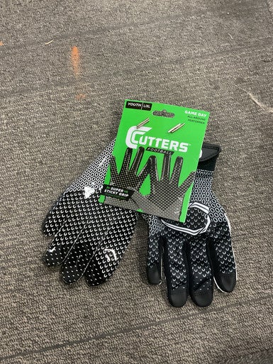 Used Cutters GAME DAY FB Gloves Black L/XL 11614-S000224503