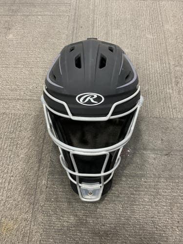 Used Rawlings CATCHERS HELMET Catchers Helmet w/Mask Black One Size 11614-S000224852