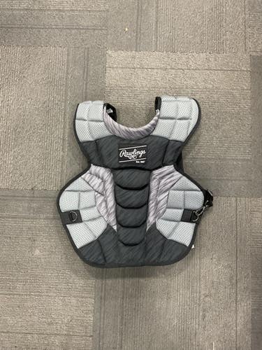 Used Rawlings CHEST PROTECTOR Catchers Chest Protector Black Adult 11614-S000224850