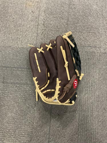 Used Rawlings RBG36BC BB/SB Glove LH Throw Brown 12 1/2" 11614-S000224845