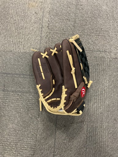 Used Rawlings RBG36BC BB/SB Glove LH Throw Brown 12 1/2" 11614-S000224845