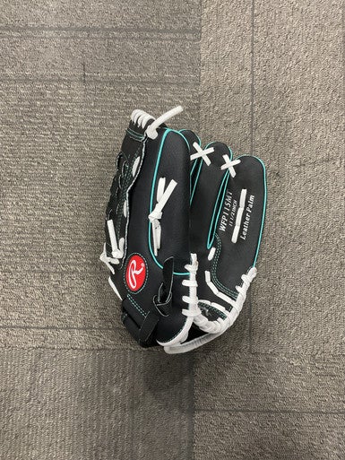 Used Rawlings FAST PITCH SOFTBALL BB/SB Glove RH Throw Black 11 1/2" 11614-S000224844