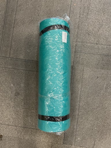Used FITNESS BASICS 12MM EXERCISE MAT Yoga Mat Teal 11614-S000224773