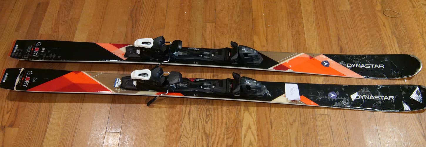 Unisex All Mountain 170 cm Dynastar Glory 84 Skis With Bindings Max Din 11 (New)