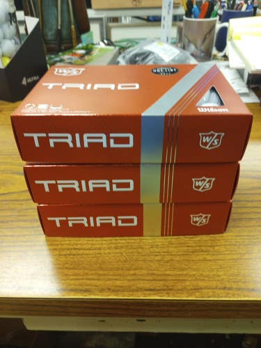 Wilson Staff Triad White Golf Balls