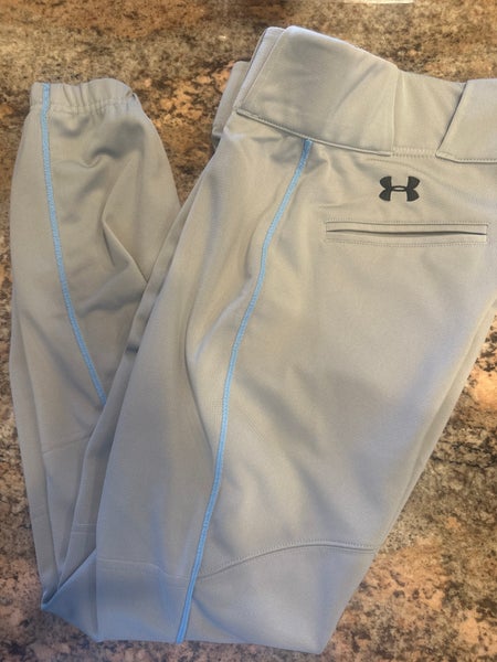 Gray Kid's Large Youth Under Armour Game Pants (New)
