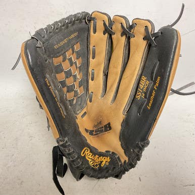Used Rawlings RSB SS114BR Baseball Glove RH Throw Black 14" 11855-S000194275