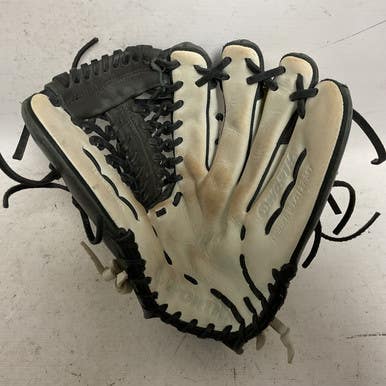 Used Worth Legit WLG127-MT RH Throw Fastpitch Gloves Black And White 12 3/4" 11855-S000194271