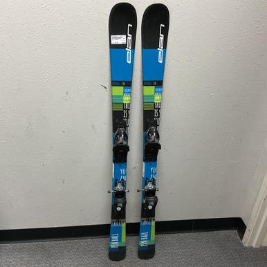Used Elan PINBALL Boys DH Ski/Binding Royal Blue 130 cm 11855-S000194264