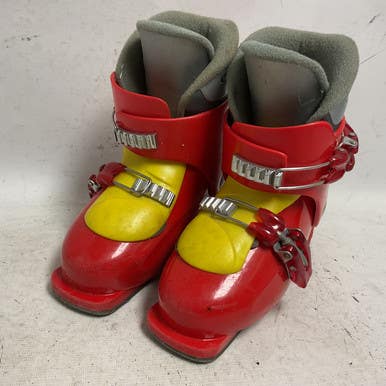 Used Head CARVE HT2 Boys DH Ski Boot Red 205 MP - J01 11855-S000194259
