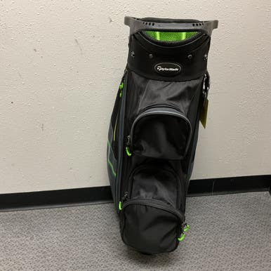 Used Taylormade TM20 TARKIN Mens Cart Bag Black And Neon Green 11855-S000194225