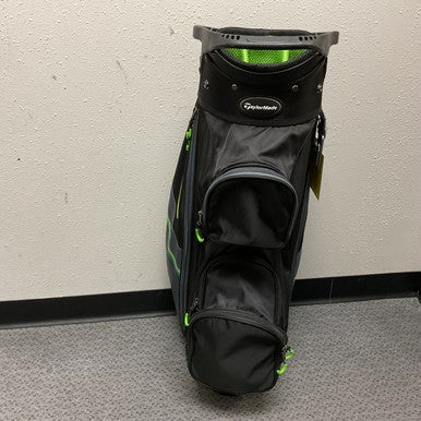 Used Taylormade TM20 TARKIN Mens Cart Bag Black And Neon Green 11855-S000194225