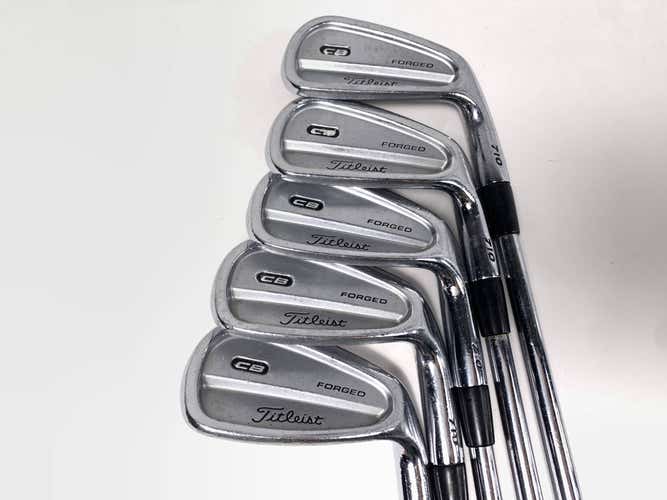 Titleist 710 CB Iron Set 6-PW True Temper Dynamic Gold S300 Stiff Steel Mens RH