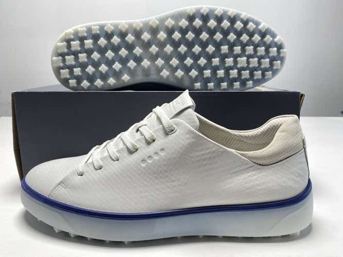 ECCO Tray Waterproof Golf Shoes White Men's SZ 10-10.5 (100304 60216)