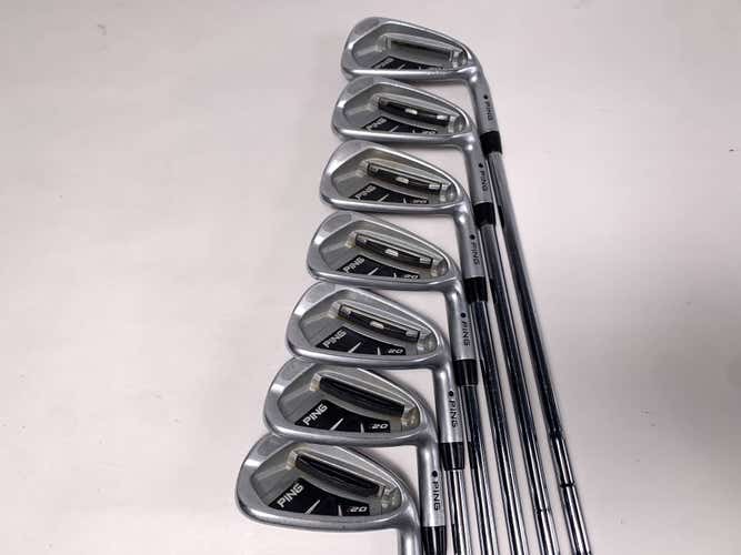 Ping i20 Iron Set 4-PW Black Dot CFS Stiff Steel Mens RH
