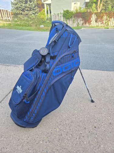 New Ogio Woode 8 Hybrid Golf Bag with Wiseman Bourbon branding MSRP $300, Asking $240