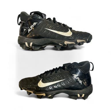 Used Nike ALPHA Jr FB Cleats Black Junior 03 11873-S000225485