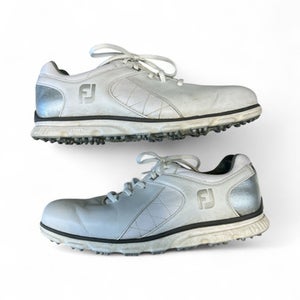 Used Foot Joy Mens Golf Shoes White Senior 8.5 11873-C000225403
