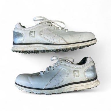 Used Foot Joy Mens Golf Shoes White Senior 8.5 11873-C000225403
