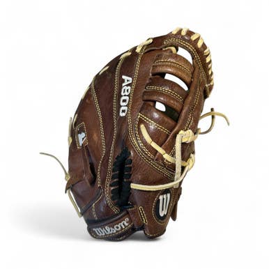 Used Wilson A08RB16BM115 BB/SB Glove RH Throw Brown 11 1/2" 11873-S000225056