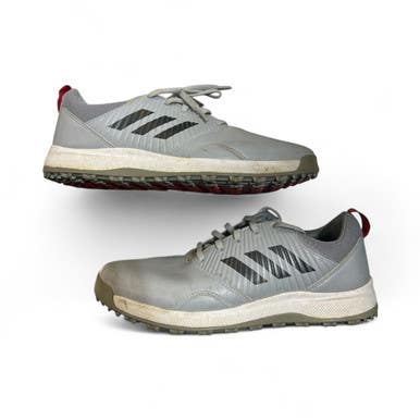 Used Adidas Mens Golf Shoes Grey Senior 9.5 11873-S000224914