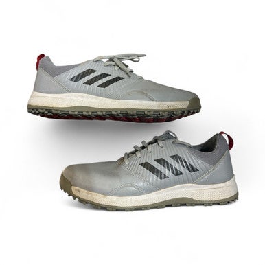 Used Adidas Mens Golf Shoes Grey Senior 9.5 11873-S000224914