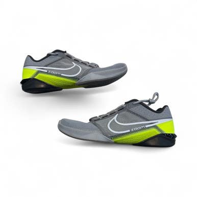 Used Nike METCON ZOOM Shoes Grey And Lime Mens 9.5 11873-S000224896