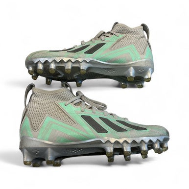 Used Adidas FREAK Adult FB Cleats Grey Senior 7 11873-S000223195
