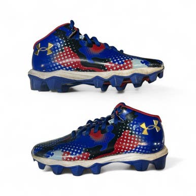 Used Under Armour Jr FB Cleats Royal Blue Junior 02 11873-S000223190