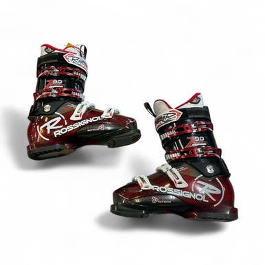 Used Rossignol ZENITH 90 SENSOR 3 Mens DH Ski Boot Red 275 MP - M09.5 - W10.5 11873-S000221833
