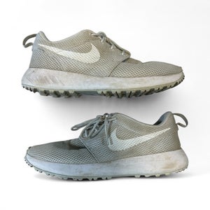 Used Nike ROSHE Mens Golf Shoes Grey Senior 8.5 11873-S000220313