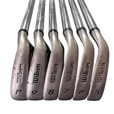 Used Wilson FAT SHAFT Mens Iron Set RH 5I-PW 11307-S000260883