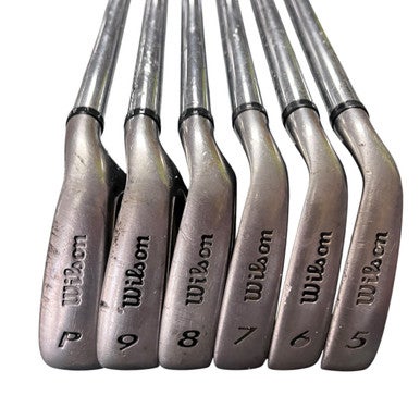 Used Wilson FAT SHAFT Mens Iron Set RH 5I-PW 11307-S000260883