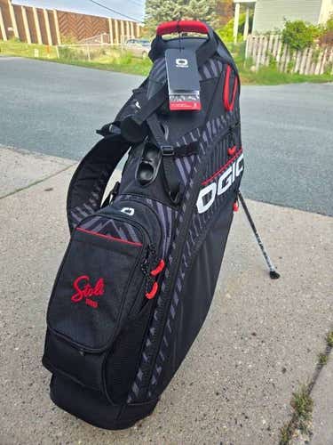 New Ogio Woode 8 Hybrid Stand Golf Bag with Stoli Vodka branding. MSRP $300, Asking $240.