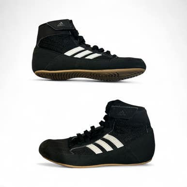 Used Adidas Wrestling Shoes Black Junior 01 11873-S000226083
