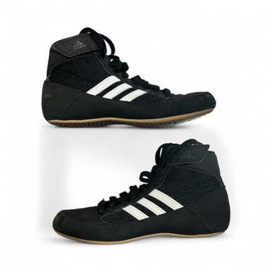 Used Adidas Wrestling Shoes Black Junior 01.5 11873-S000226082