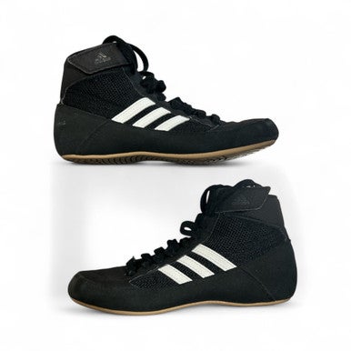 Used Adidas Wrestling Shoes Black Junior 01.5 11873-S000226082