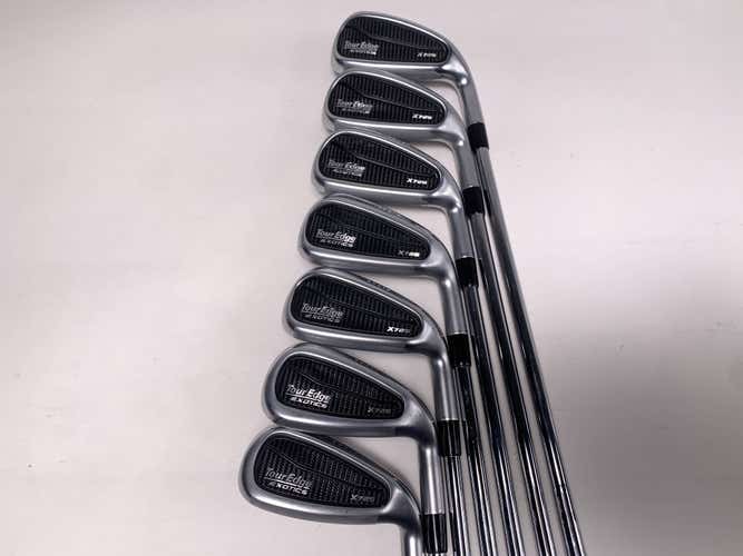 Tour Edge Exotics X725 Iron Set 5-PW+GW KBS Max MT 85g Stiff Steel Mens RH